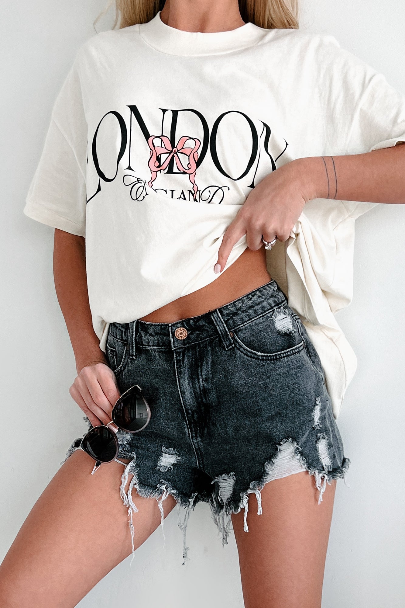 London Local Double-Sided Graphic T-Shirt (Ivory)